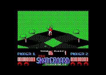 Pro Skateboard Simulator (UK) (1989) (Trainer) screen shot game playing